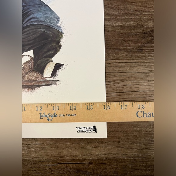 1990‎ Ben Richmond Storm Watch & The Net Hauler Limited Edition Lithograph Sign - Picture 7 of 15